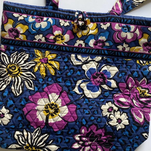 Vera Bradley African Violet Toggle Tote - Picture 2 of 5